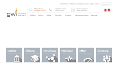 Desktop Screenshot of gwi-essen.de